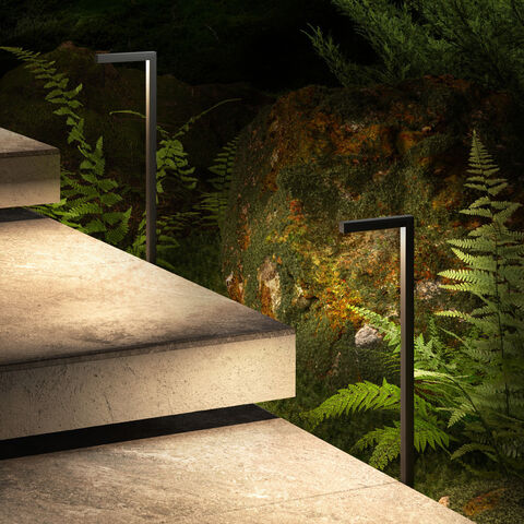 Ландшафтный светодиодный светильник Elektrostandard Stels 35181/S черный