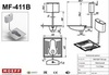Чаша Генуя стальная антивандальная с бачком Moeff MF-411B