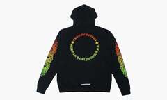 Chrome Hearts Floral Sleeve Gradient Made In Hollywood Hoodie "Black / Gradient"
