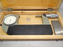 Микрометр рычажный МР-100 (75-100мм.) Цена деления 0,002мм. с хранения СССР