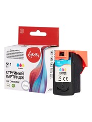 Струйный картридж Sakura 2972B007 (511 Color) для Canon PIXMA MP230, MP240, MP250, MP252, MP260, MP270, MP272, MP280, MP282, MP480, MP490, MP492, MP495, MP499, MX320, MX330, MX340, MX350, MX360, MX410, MX420, IP2700, IP2702, водорастворимый тип черни