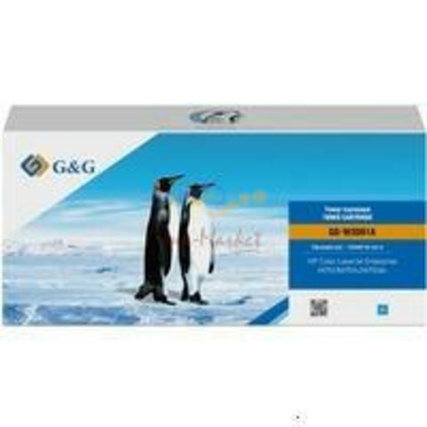 Тонер-картридж G&G GG-W2003A 658A, голубой для HP Color LJ Enterprise M751n/dn (6 000 стр.)