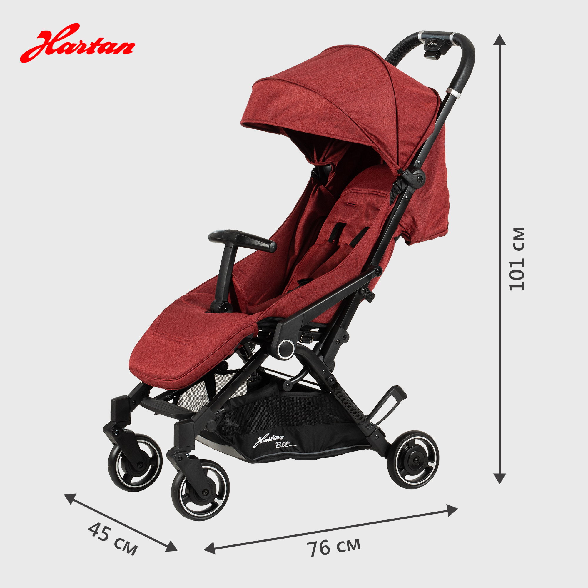 Детская коляска Hartan Bit 163 Red