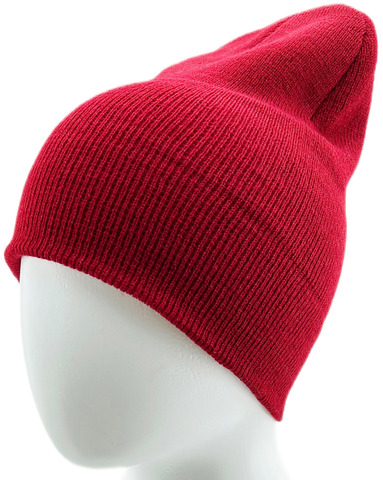 Картинка шапка-бини Skully Wear Board Soft Knitted Hat red - 5