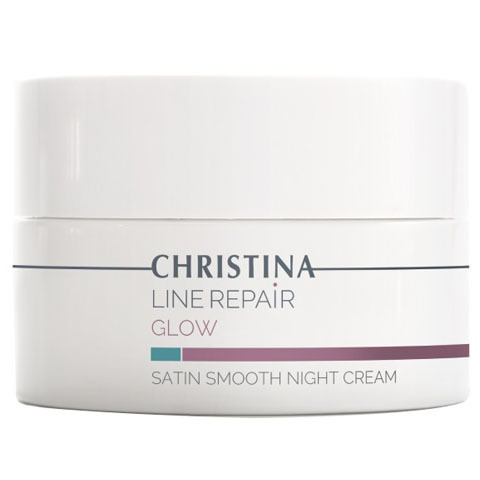 Christina Line Repair GLOW: Разглаживающий ночной крем «Сатин» для лица (Glow Satin Smooth Night Cream)