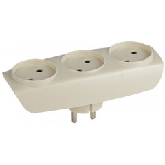 Тройник ЭРА SP-3-1 3гн , без заземл.сл.кость