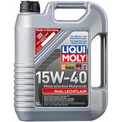 Минеральное моторное масло MoS2 Leichtlauf 15W-40 - 5 л