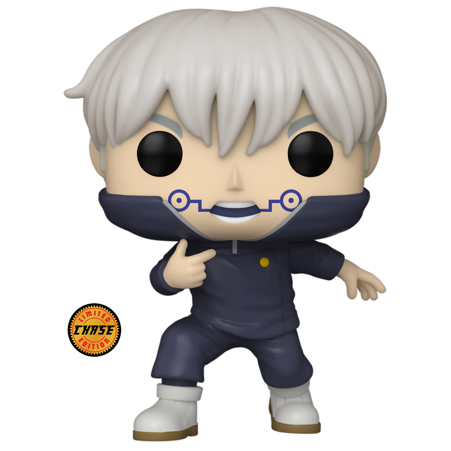 Funko Pop! Animation : Jujutsu Kaisen - Toge Inumaki Chase livré avec un protecteur de grenier Byron