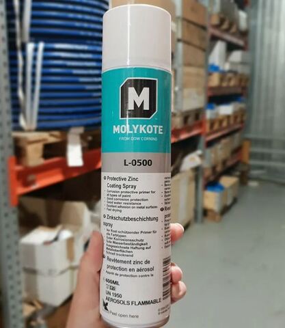 Molykote L-0500 SPRAY - термостойкое антикоррозионное покрытие - 400 мл
