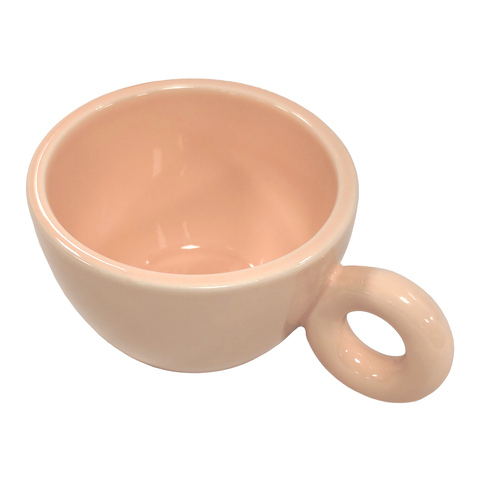 Кружка керамическая, 200 мл, розовая