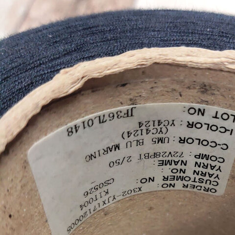 Вискоза-стрейч X302 SNOWY 2/50 темно-синий