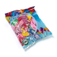 
          Шар воздушный Alingar, №10, "С любовью" №3, ассорти (рисунок букет из сердечек), 100шт/уп, пакет с европодвесом