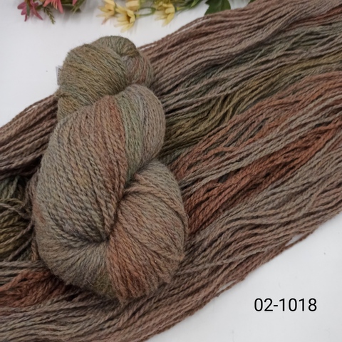 Дундага 6/2 шерсть секционного окрашивания 02-1018