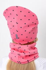 комплект  для девочки  К 8125/клубничное суфле,сердечки