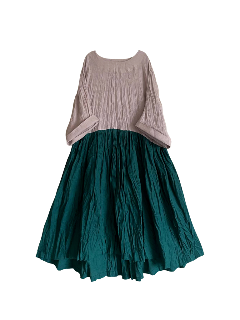 Утро в лесу. Платье льняное базовое PL-422579