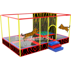 Батутная арена "Тигр" 6,5x4,5x3 м