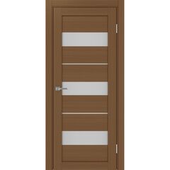 Купить Межкомнатная дверь экошпон Турин 526.122 орех остеклённая