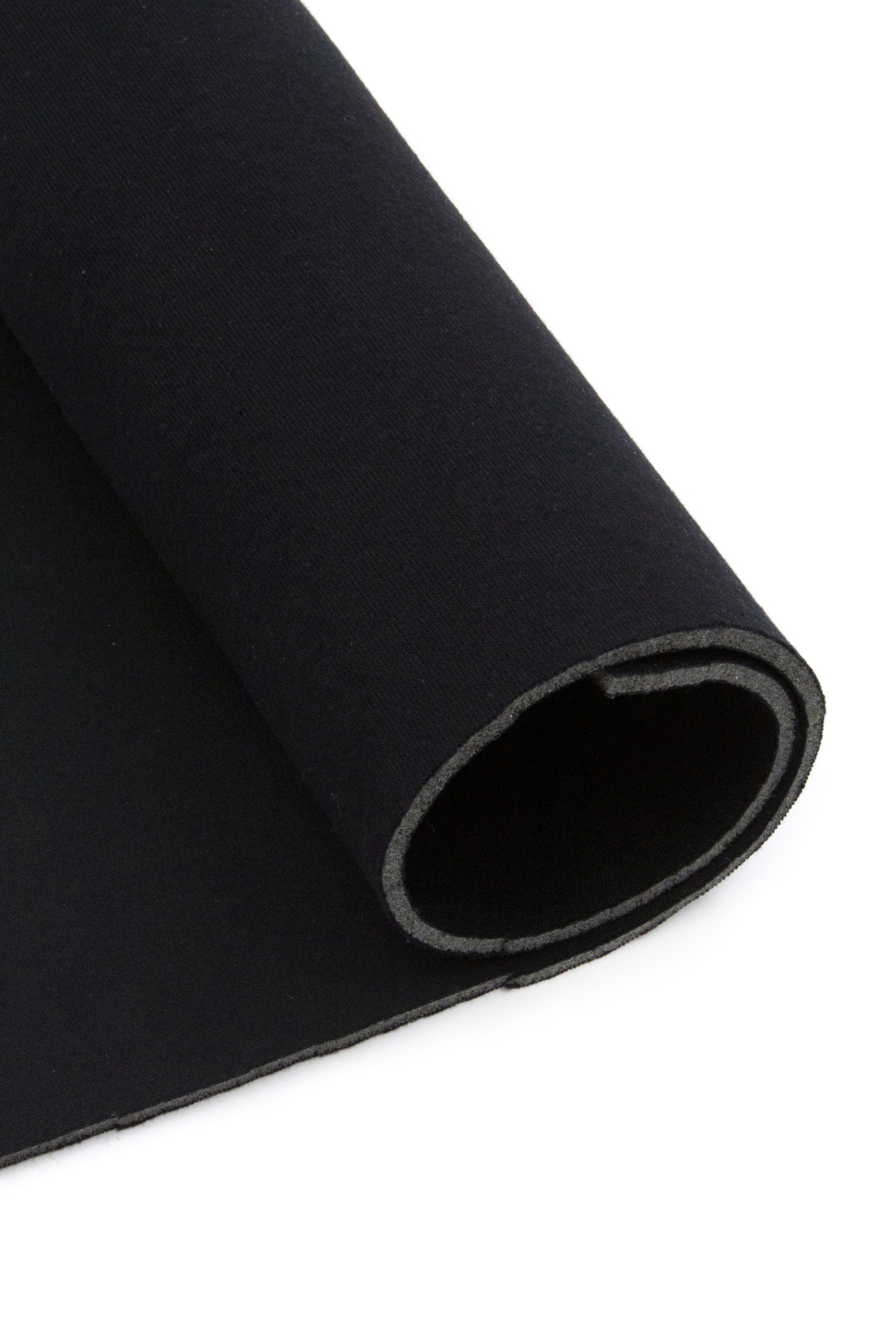 Поролон бельевой черный ламинированный толщина 3 мм отрезами