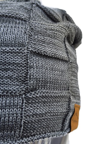 Картинка шапка-бини Skully Wear ZZM-998 10(grey) - 9