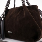 Сумка Саломея 607 эко-замша кофе