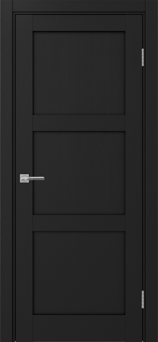 Дверь межкомнатная Оптима Порте Турин 530.111, цвет антрацит, экошпон, глухая