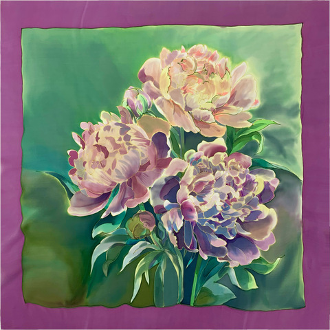 Шелковый платок батик 