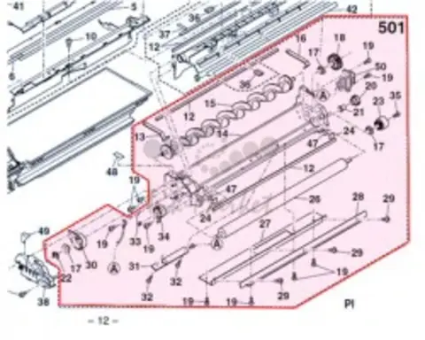 Блок проявки Sharp AR-M205/200M/160M/5220/5320/5316/5015