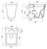BelBagno BB104SC Сиденье дюропластовое с быстросъёмными петлями, механизмом Soft Close