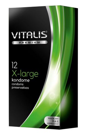 Презервативы увеличенного размера VITALIS PREMIUM x-large - 12 шт. - Vitalis VITALIS VITALIS PREMIUM №12 x-large