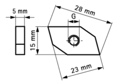 Walraven BIS М8 гайка канальная для профилей WM (6513008)