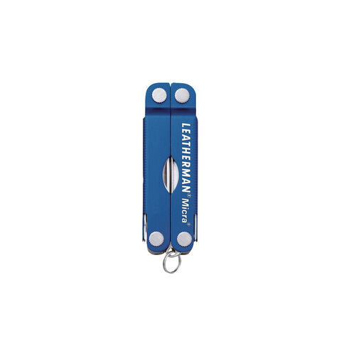 Мини-мультитул Leatherman Micra Blue, 10 функций, цвет синий (64340181N) | купить в официальном интернет-магазине Multitool-Leatherman.Ru
