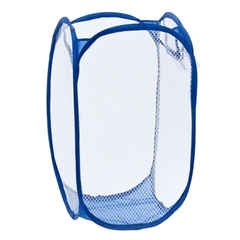 Корзина для белья складная Тучка цвет синий