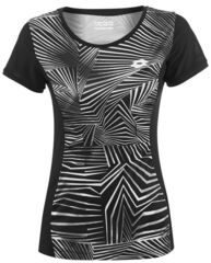 Женская теннисная футболка Lotto Superrapida III W Tee PL - all black