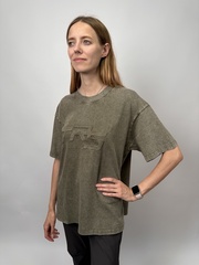 Oversize футболка " TRS " green