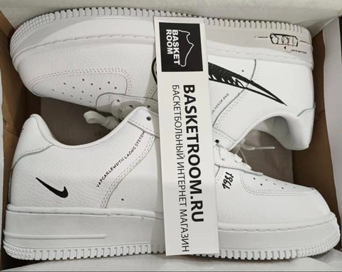 air force 1 white black scribble