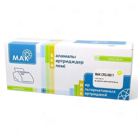 Картридж лазерный цветной MAK©  Cartridge 069 yellow (Желтый), до 1900 стр. - купить в компании MAKtorg