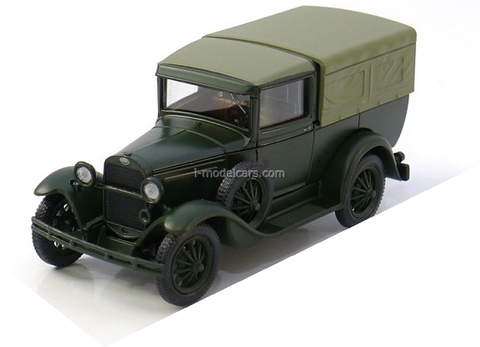 GAZ-4 Pickup with awning 1932-1936 khaki 1:43 Nash Avtoprom