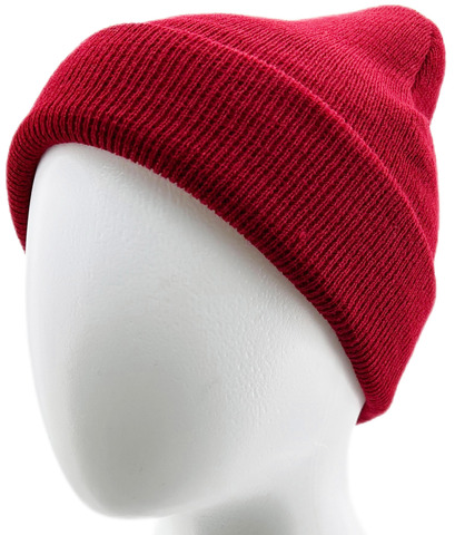 Картинка шапка-бини Skully Wear Board Soft Knitted Hat red - 4