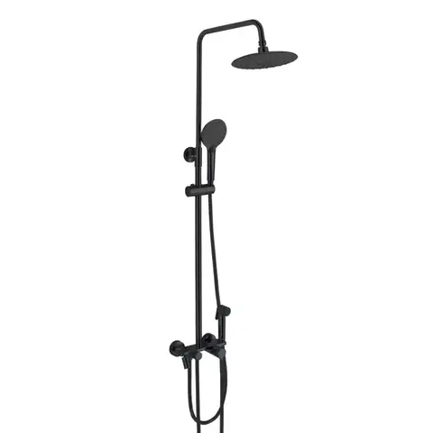 Стойка душевая со смесителем HAIBA HB24814-7 черный