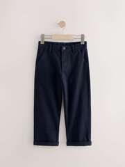 Брюки чинос широкие для мальчика Next AB2-780, Темно-синий