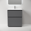 FL70FGS Тумба напольная SANCOS Folk 690х445х850, два ящика с доводчиками, Grey soft