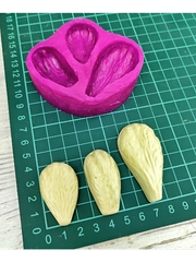 Молды пластиковые+вайнер силиконовый НП-1, НП-2, НП-3 лепестки пиона 3шт