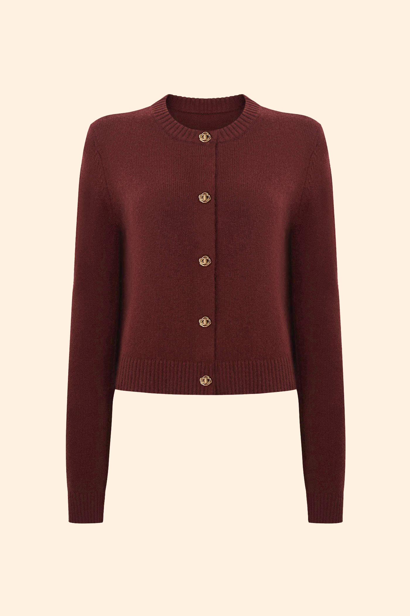 Кардиган из кашемира ((Roselle)), шоколадный