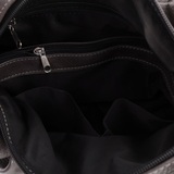 Сумка Саломея 357 мульти итальянский серо-черный