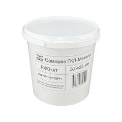 САМОРЕЗ ГКЛ-МЕТАЛЛ 3,5 ММ ФОСФАТИРОВАННЫЙ GN-SPS (1000 ШТ)