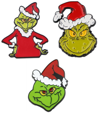 Как Гринч украл Рождество значок металлический Гринч