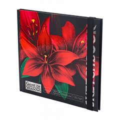 
          Скетчбук 160*160 мм., 40л., "Цветок", 120г/м2, Миленд, 7БЦ, матовая ламинация, выб. лак, резинка, чёрный офсет