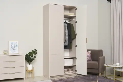 Шкаф 2-х створчатый Пандора ШК-04 кашемир / айриш