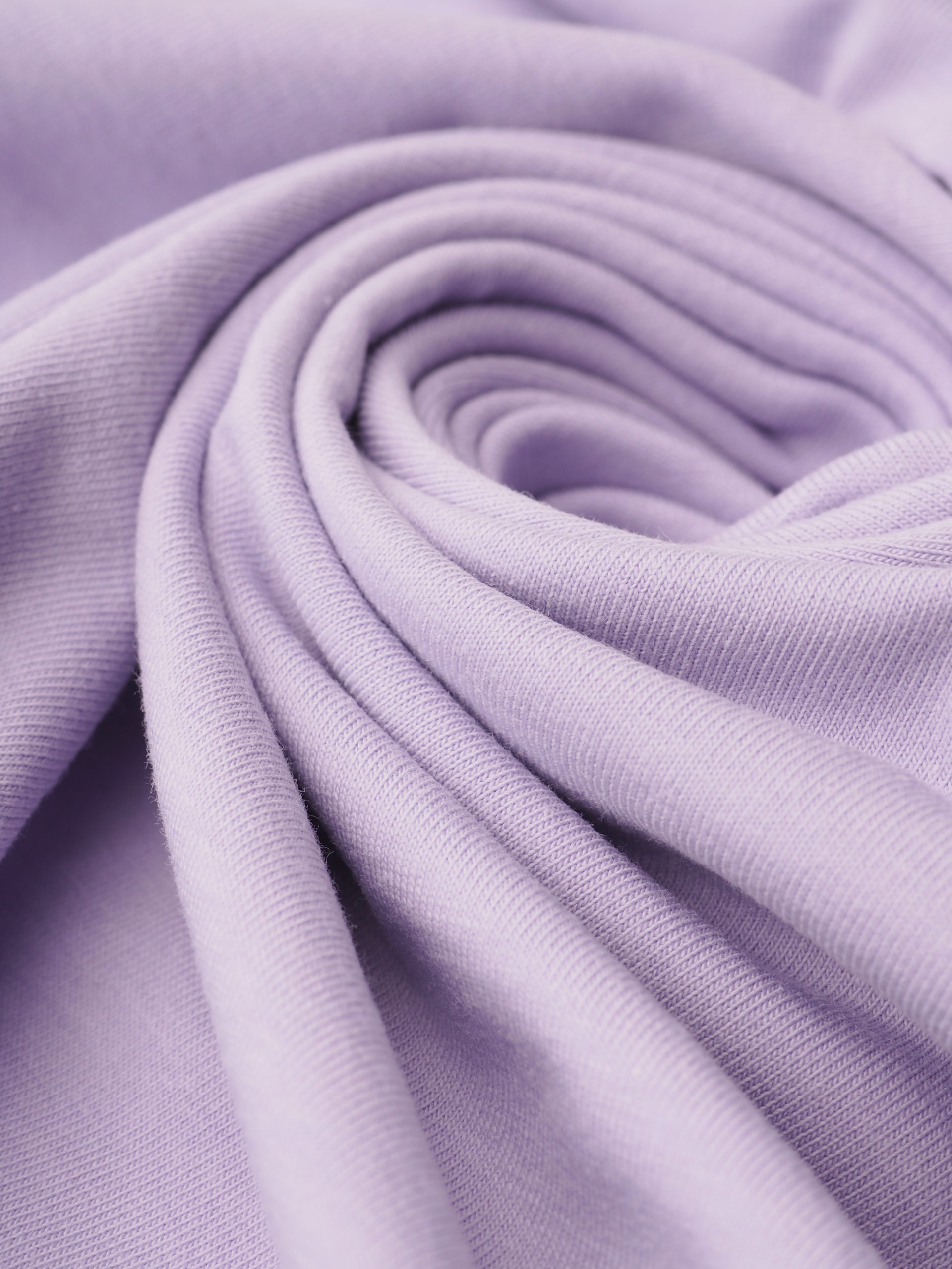 Кулирка на ластовицу лавандовая с лайкрой отрезами