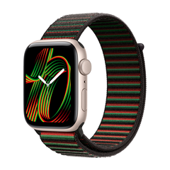 Умные часы Apple Watch SE 3 (2025) GPS, 44mm, Starlight Aluminium Case with Black Unity Sport Loop